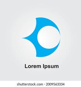 initial C logo design and blue claw