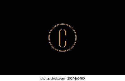 Initial C logo design with Shape style, Logo business branding
