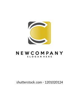 Initial C logo vector template