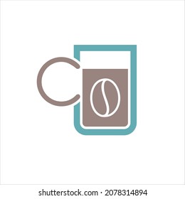 initial c logo vector template coffee