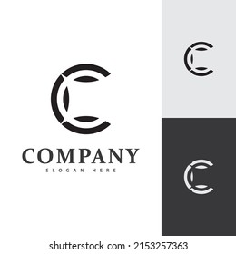 Initial C logo vector template, Abstract Letter C logotype trademarks, company logo, Vector Illustration