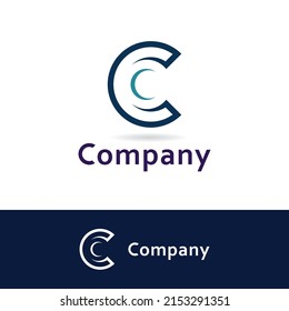 Initial C logo vector template, Abstract Letter C logotype trademarks, company logo, Vector Illustration