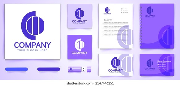 initial C O logo and business branding template Designs Inspiration Isolated on White Background