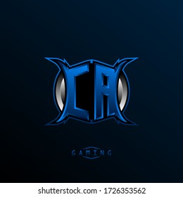 Initial CA logo design, Initial CA logo design with Cool style, Logo for game, esport, initial gaming, community or business.