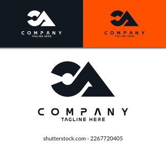 initial CA or OA logo design, suitable for logo company, logo business, and brand identity