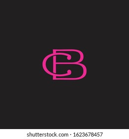 Initial CB BC Letter Logo Design Vector Template. Monogram and Creative Alphabet C B Letters icon Illustration.