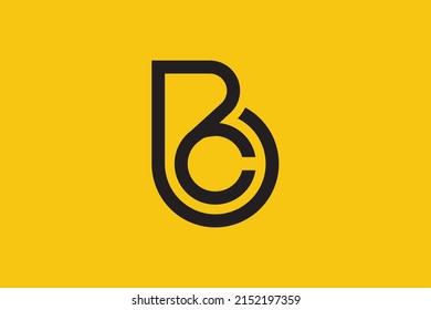 Initial CB BC modern monogram and elegant logo design, Professional Letters Vector Icon Logo on luxury background.