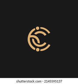 Initial CC Letter Logo With Creative Modern Business Typography Vector Template. Creative Abstract Letter CC Logo Design
