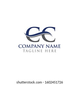 Initial Cc Letter Logo Design Vector Stock Vector (Royalty Free ...