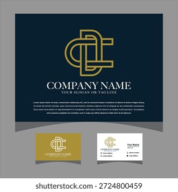 Ursprüngliches cd-Logo-Design für verschiedene Business-Vektorgrafik kreativ