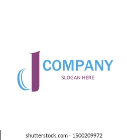 Initial CD Logo monogram design template.