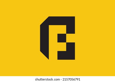 Initial CF FC modern monogram and elegant logo design, Professional Letters Vector Icon Logo on luxury background.