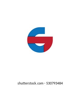 Initial CG GC Design Logo Blue Red