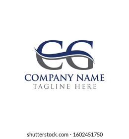 Initial CG Letter Logo Design Vector Template. CG Logo Design