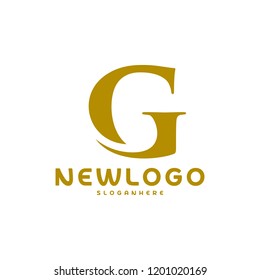 Initial CG logo vector template