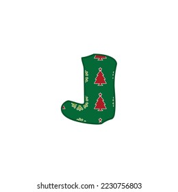 Initial Christmas Letter J Logo Designs. It will be suitable for which company or brand name start those letter.
