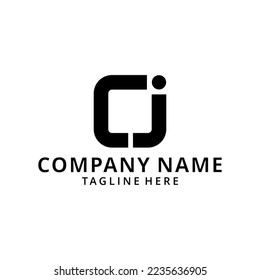 initial CI letter logo designs, Code Insight for software logo inspirations