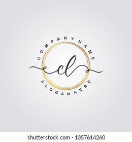 Initial CL handwriting logo