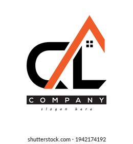 vector inicial del logotipo inmobiliario de CL