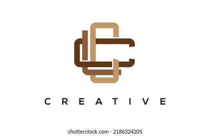 initial CLC letters Monogram Logo. Creative Modern CLC Letters icon vector Illustration.