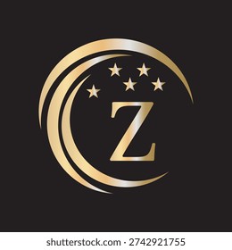 Initial Cleaning Logo combine with letter Z vector template