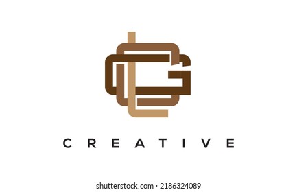 initial CLG letters Monogram Logo. Creative Modern CLG Letters icon vector Illustration.
