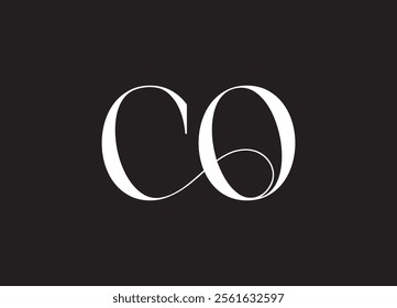 Initial CO SO Logo Design Vector
