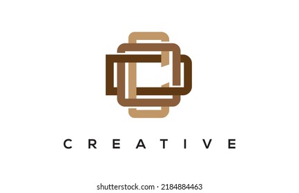 initial COD letters Monogram Logo. Creative Modern  Letters icon vector Illustration.