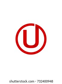  initial company circle U logo red