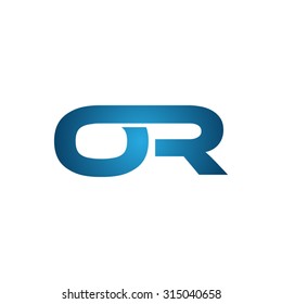 OR initial company linked letter logo