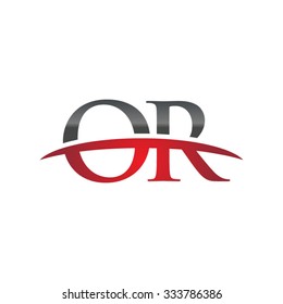 OR initial company red swoosh logo
