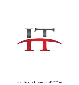 IT initial company red swoosh logo