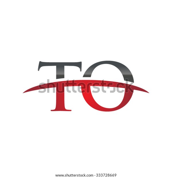 Initial Company Red Swoosh Logo Stock Vector Royalty Free 333728669 Shutterstock 6174