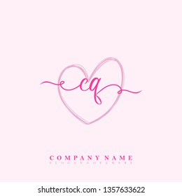 Initial CQ handwriting logo