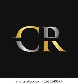 Initial CR Letter Logo With Creative Modern Business Typography Vector Template. Creative Abstract Letter CR Logo Design