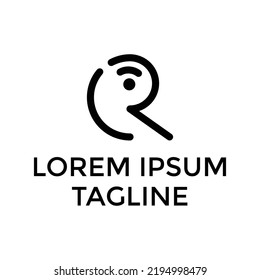 Erstmaliges CR mit WiFi-Symbol-Logo-Design