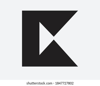 initial creative k logo letters and logo designs