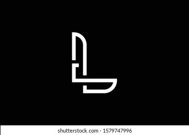 Initial Creative Minimal L Logo L Stock Vector (Royalty Free ...