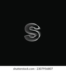 Initial creative and minimal Logo. Initial Letter trendy monogram icon symbol. Modern alphabet vector design