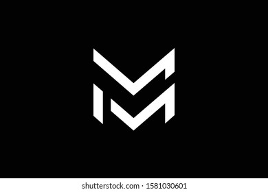 Initial creative and minimal M Logo. M letter trendy monogram icon symbol. Modern alphabet vector design