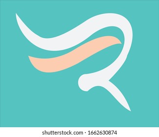 initial creative r logo letter design 