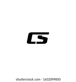 initial CS Logo design vector. Illustration of CS Letter Logo