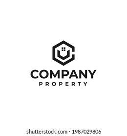 
Initial CV VC Real Estate Property Business Company Logo