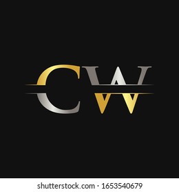 Initial CW Letter Logo With Creative Modern Business Typography Vector Template. Creative Abstract Letter CW Logo Design