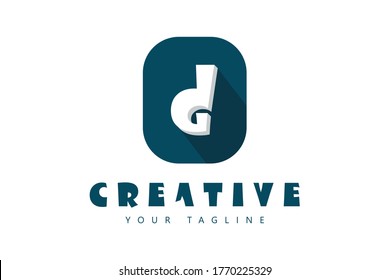 Initial D and G Logo Desain Template