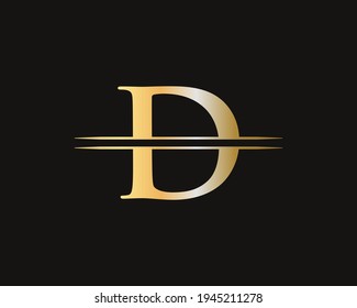Initial D letter business logo design vector template with minimal and modern trendy. D logo design with creative and modern trendy