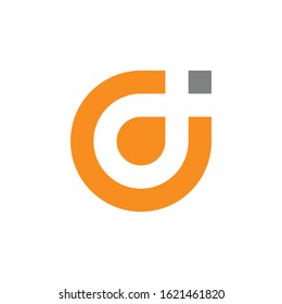 Initial D Letter Logo Stock Vector (Royalty Free) 1621461820 | Shutterstock