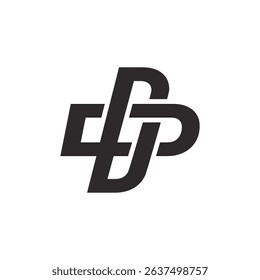 Initial D letter logo design. Letter D logo.