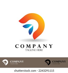D-Logo-Design für Unternehmen und Unternehmen