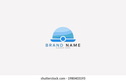 Initial D Logo Illustration Rainbow Gradient Colorful Style.